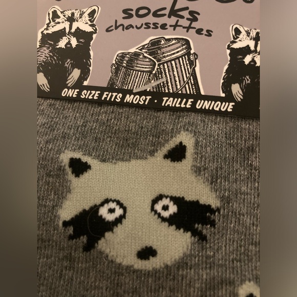 FREE ADD-ON!! 🆓 NWT - Toronto Raccoon socks! Grey, 75% cotton, unisex. - Picture 3 of 6